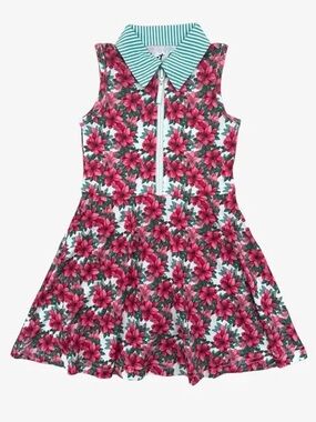 Velvet fawn size 3 dress built in shorts floral